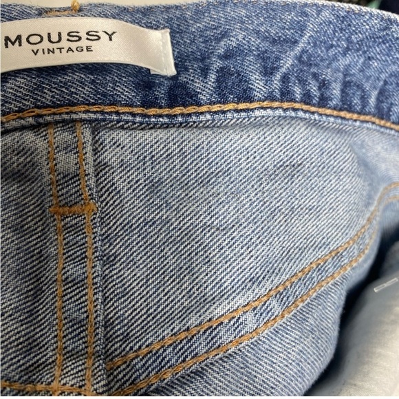 Moussy Vintage MV Latrobe Medium Wash Distressed Jeans - Picture 7 of 11